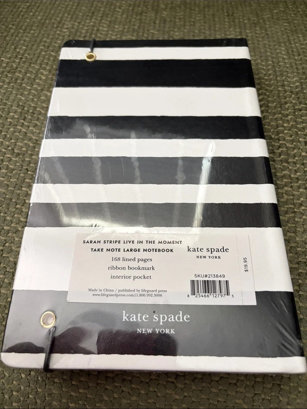 Kate Spade New York Notebook “How To Live In  The Moment”